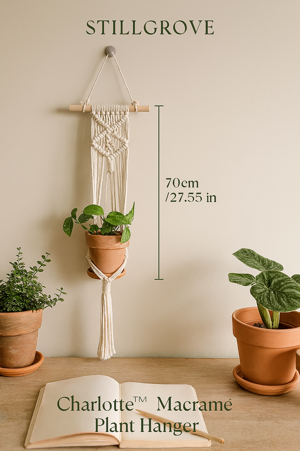 Charlotte™ Macramé Plant Hanger
