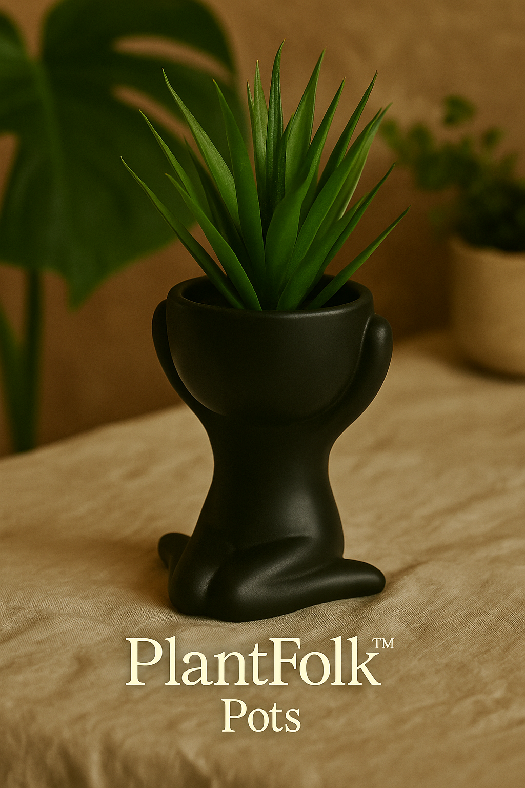 PlantFolk™ Pots – Sculptural Companion Planters